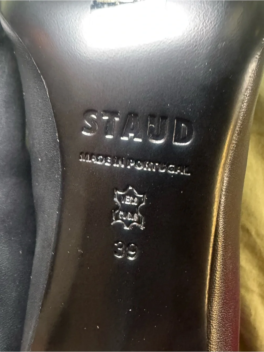 New STAUD Sebastian Black Leather Over The Knee Boots $895 Size EU 39 US 9